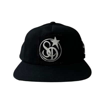Stardust Patch Mash Ups Snapback Hat Wanderlust Lettermark 022.2 & Wanderlust II 022 Black / White
