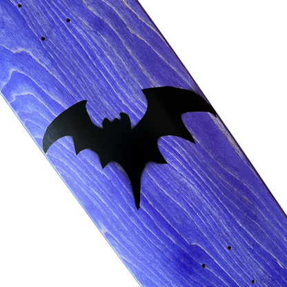 Stardust Purple / Matte Black Bat 041 Egg Shaped Deck 9.0"
