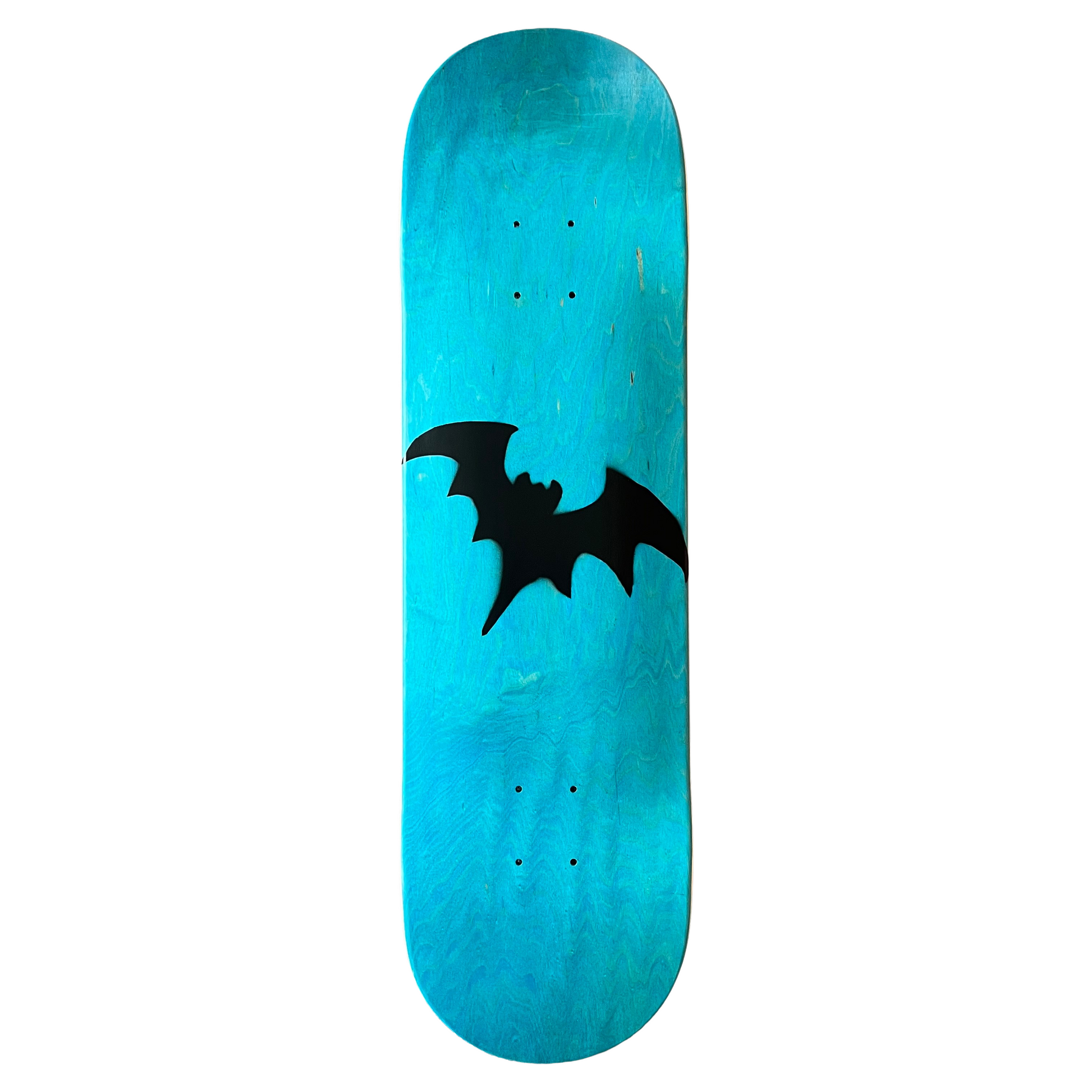 Stardust Teal / Matte Black Bat 041 Deck 8.75"