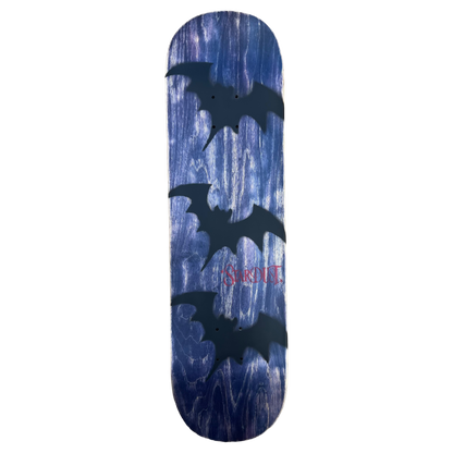 Stardust Tri-Bat Wanderlust Deck 048 8.25" (Full Cut) Purple Wash Veneer / Flat Black / Bright Red