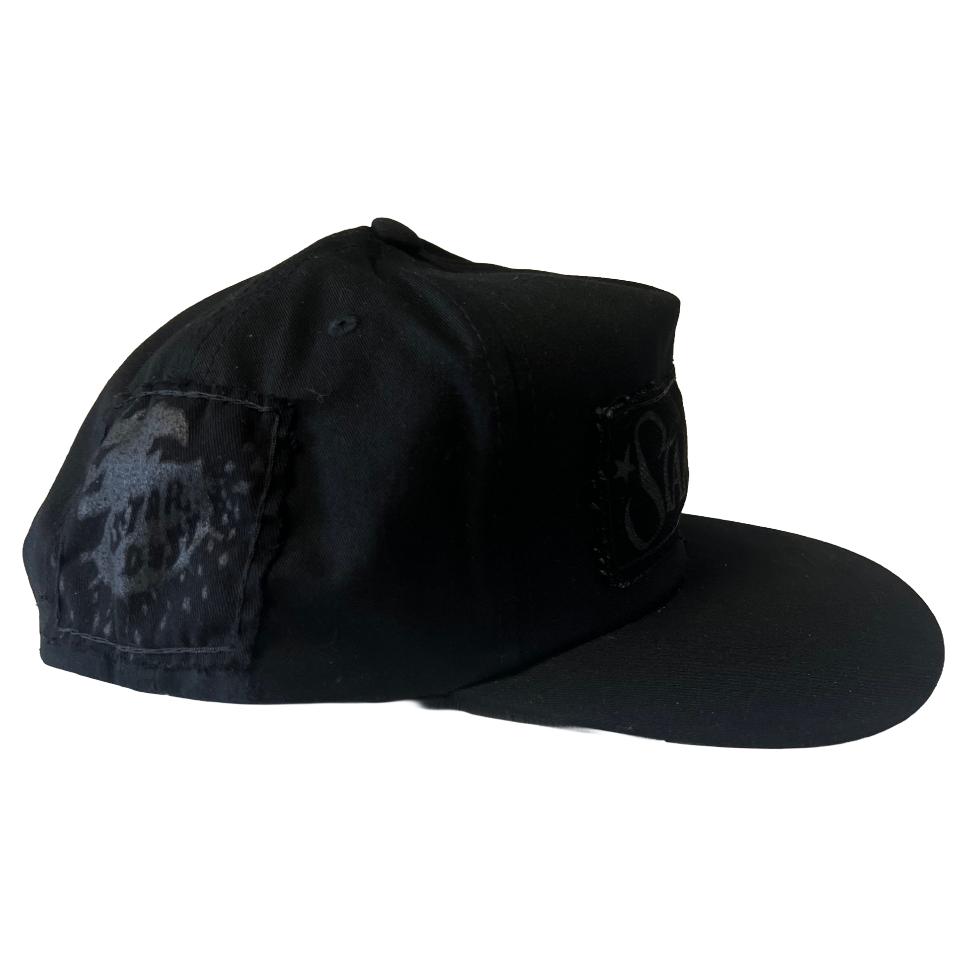 Stardust Patch Mash Ups Snapback Hat Wanderlust II 022 & Devil Man 018 Black / Black