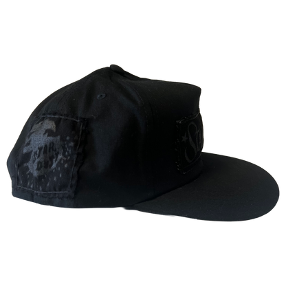 Stardust Patch Mash Ups Snapback Hat Wanderlust II 022 & Devil Man 018 Black / Black