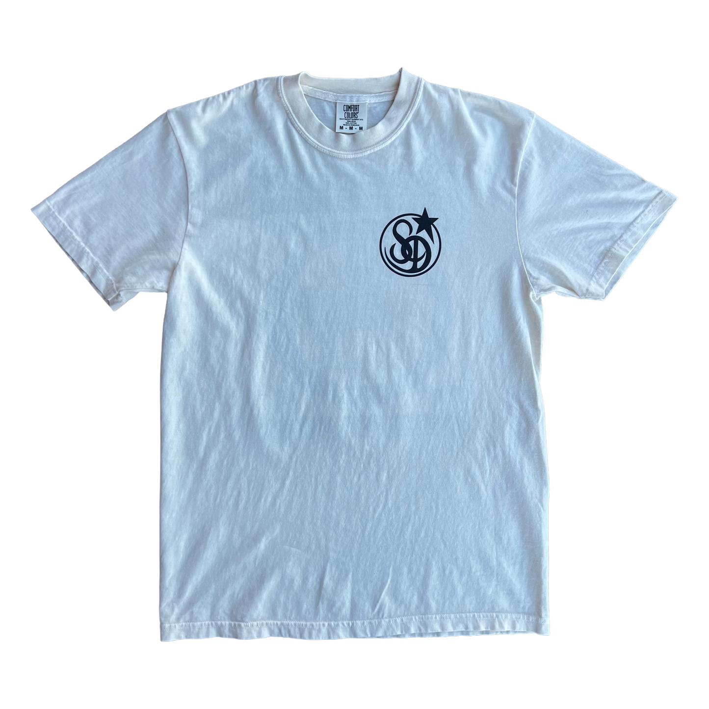 Stardust Skate Shop Race City Open 2026 Garment-Dyed Tee 049 Ivory / Black