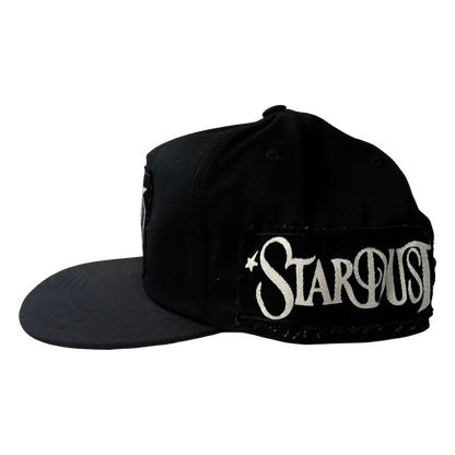 Stardust Patch Mash Ups Snapback Hat Wanderlust Lettermark 022.2 & Wanderlust II 022 Black / White