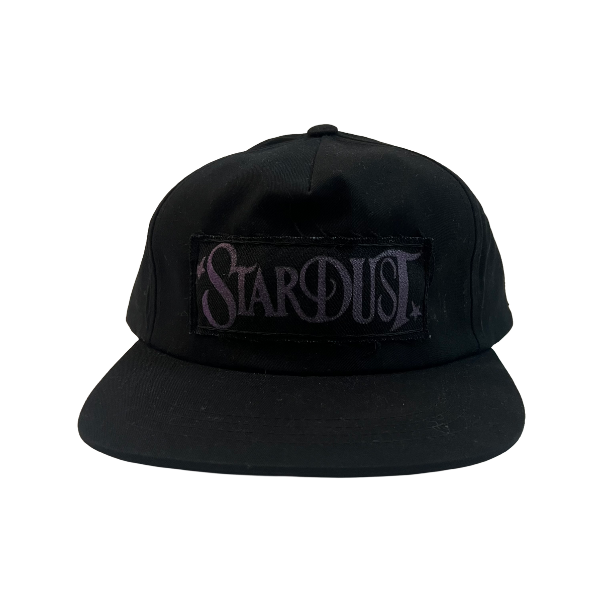 Stardust Patch Mash Ups Snapback Hat Wanderlust II 022 & Wanderlust Lettermark 022.2 Black / Purple Shimmer