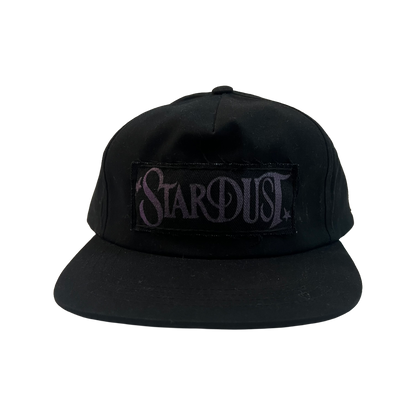 Stardust Patch Mash Ups Snapback Hat Wanderlust II 022 & Wanderlust Lettermark 022.2 Black / Purple Shimmer