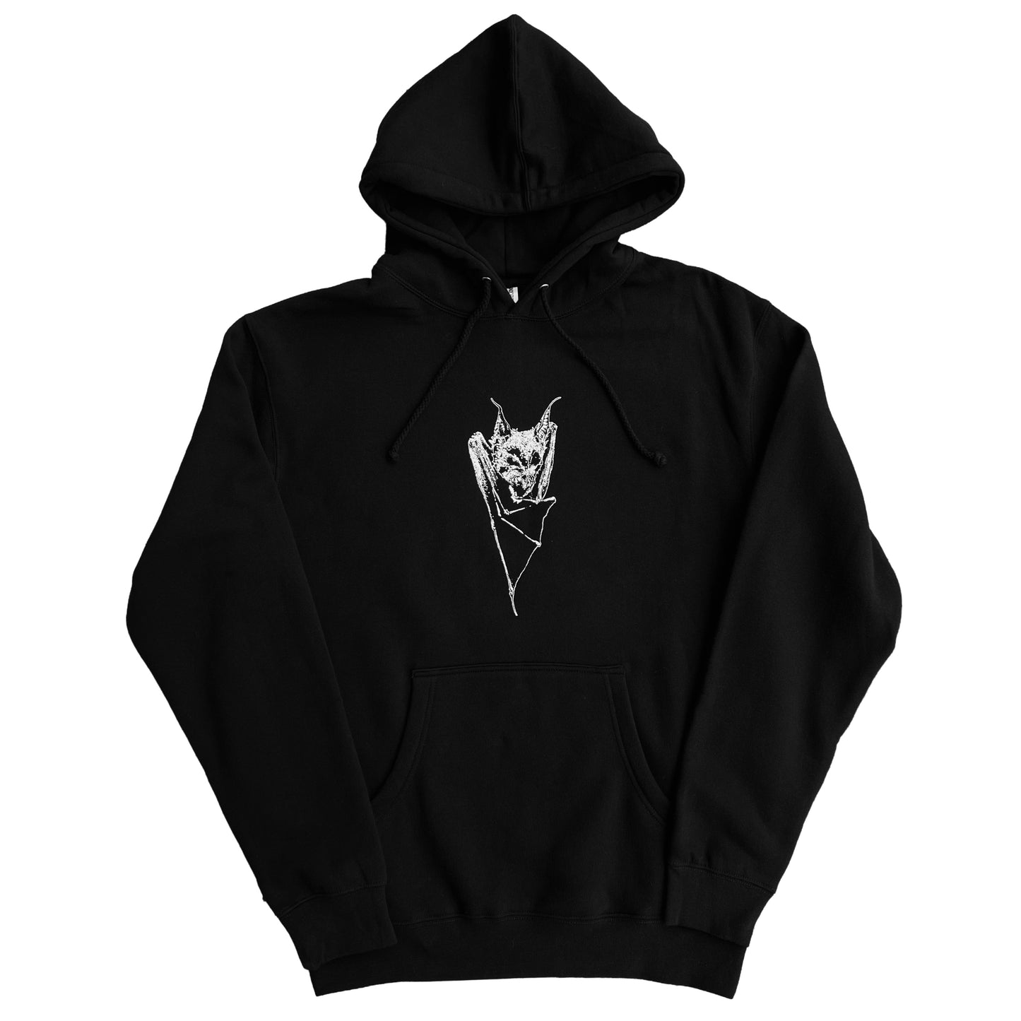 Stardust Skate Shop Gothic Bat Heavyweight Hoody 046 Black / White