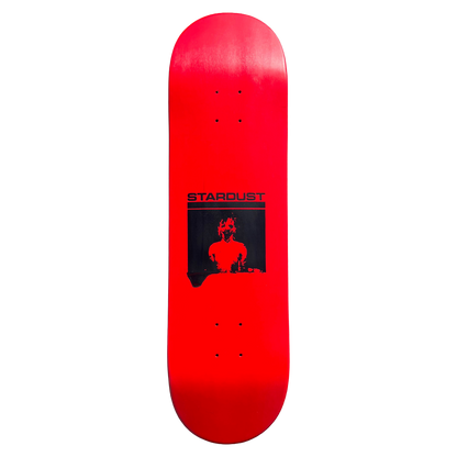 Stardust "Mask" Deck 023 8.5" Full Bright Red / Matte Black (Standard Cut)