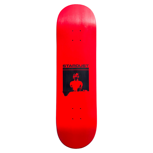 Stardust "Mask" Deck 023 8.5" Full Bright Red / Matte Black (Standard Cut)