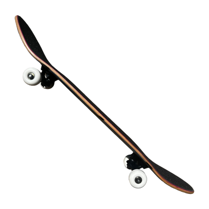 Stardust Skate Shop Tri-Bat Wanderlust Full Size Pre-Built Complete Entry Level Skateboard 8.25" x 32.0" Blue Veneer / Flat Black / Bright Red