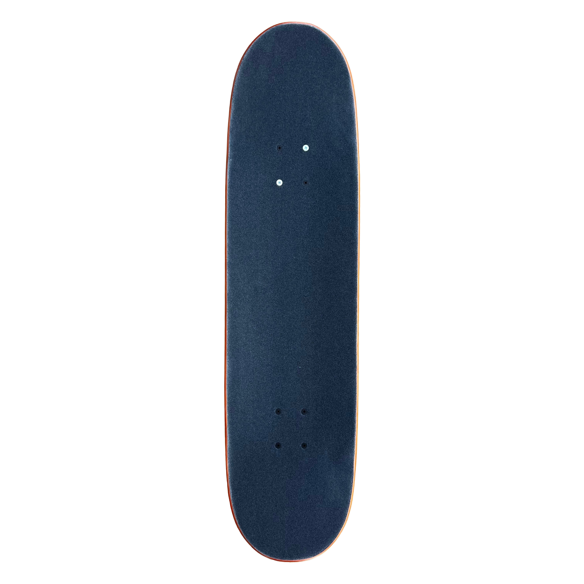 Stardust Skate Shop Tri-Bat Wanderlust Full Size Pre-Built Complete Entry Level Skateboard 8.38" x 31.8" Brown Veneer / Satin Black / Bright Red