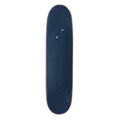 Stardust Skate Shop Tri-Bat Wanderlust Full Size Pre-Built Complete Entry Level Skateboard 8.38" x 31.8" Brown Veneer / Satin Black / Bright Red