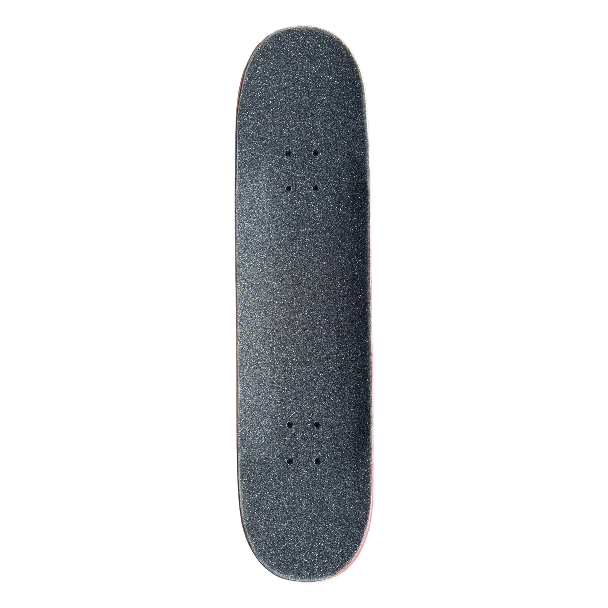 Stardust Skate Shop Bright Red / Matte Black Bat 041 Mid Size Pre-Built Complete Entry Level Skateboard 8.125" x 31.8"