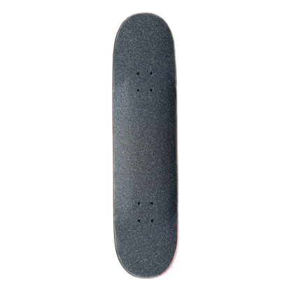 Stardust Skate Shop Bright Red / Matte Black Bat 041 Mid Size Pre-Built Complete Entry Level Skateboard 8.125" x 31.8"