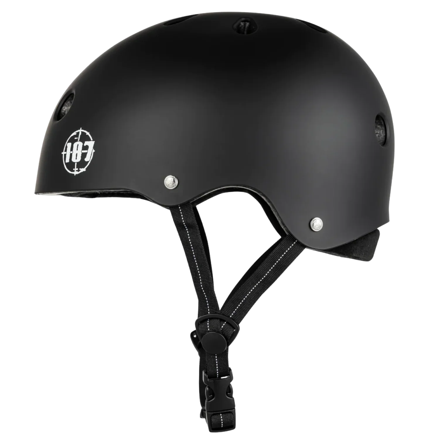 187 Killer Pads Low Pro Certified Skate Helmet Matte Black