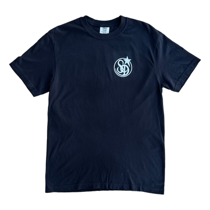 Stardust Skate Shop Race City Open 2026 Garment-Dyed Tee 049 Black / White