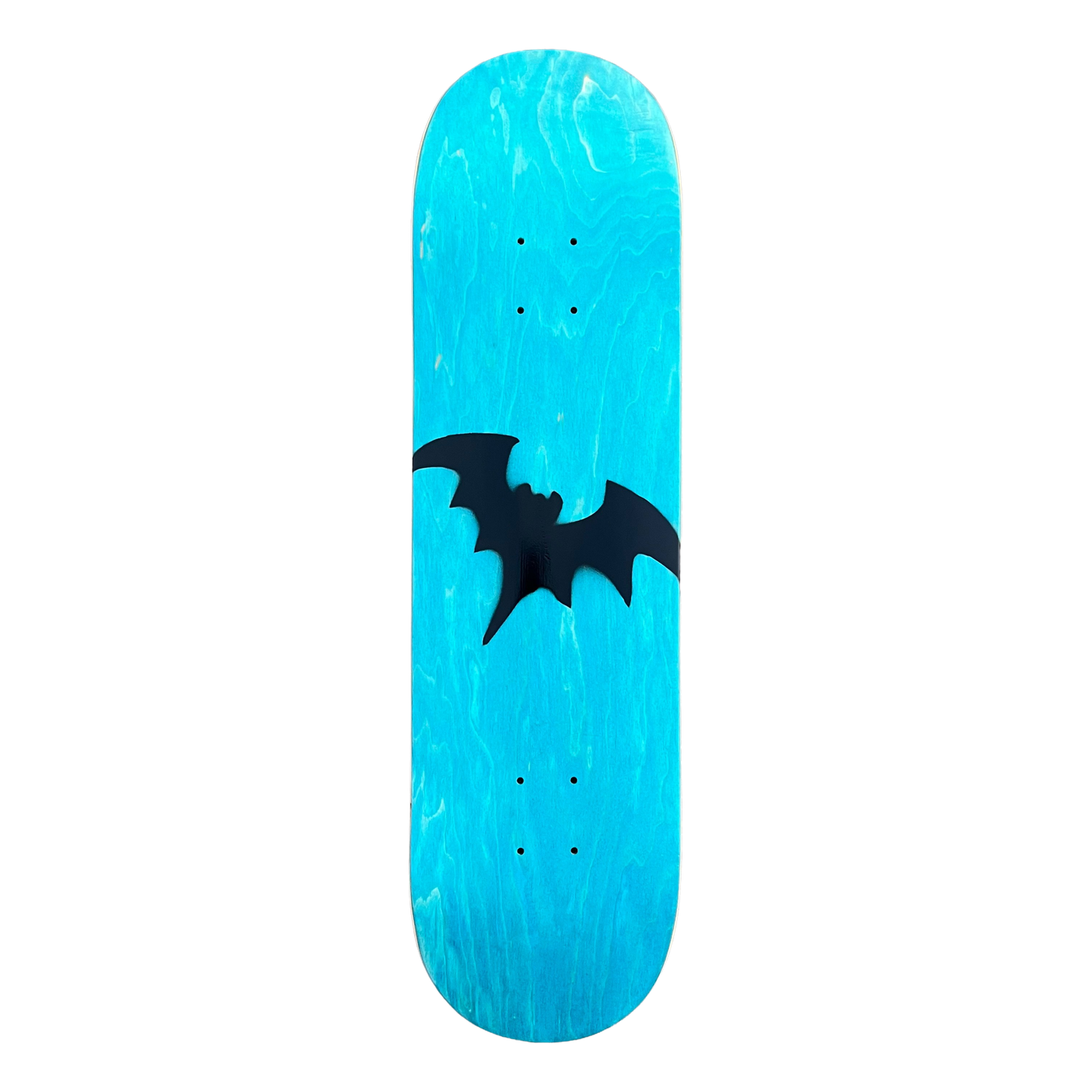 Stardust Blue / Satin Black Bat Deck 041 8.375" (Standard Cut)
