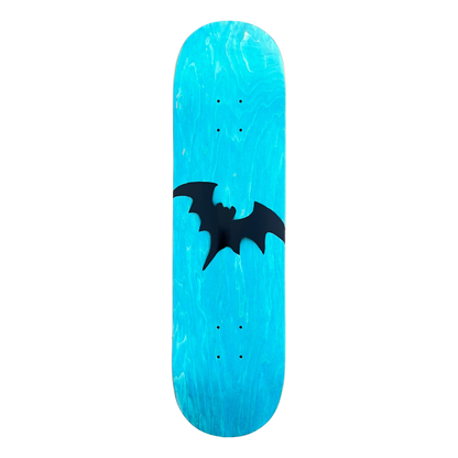 Stardust Blue / Satin Black Bat Deck 041 8.375" (Standard Cut)