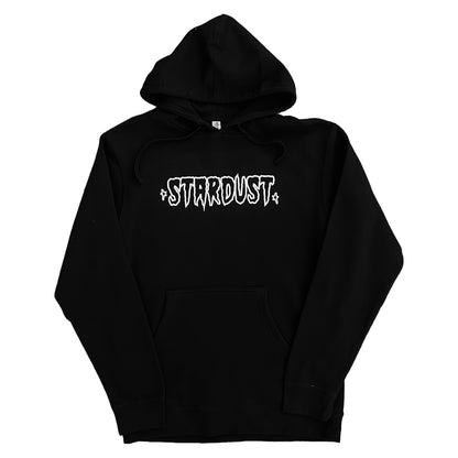 Stardust Skate Shop Cramps Text Hoody 044 Black / White
