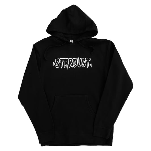 Stardust Skate Shop Cramps Text Hoody 044 Black / White
