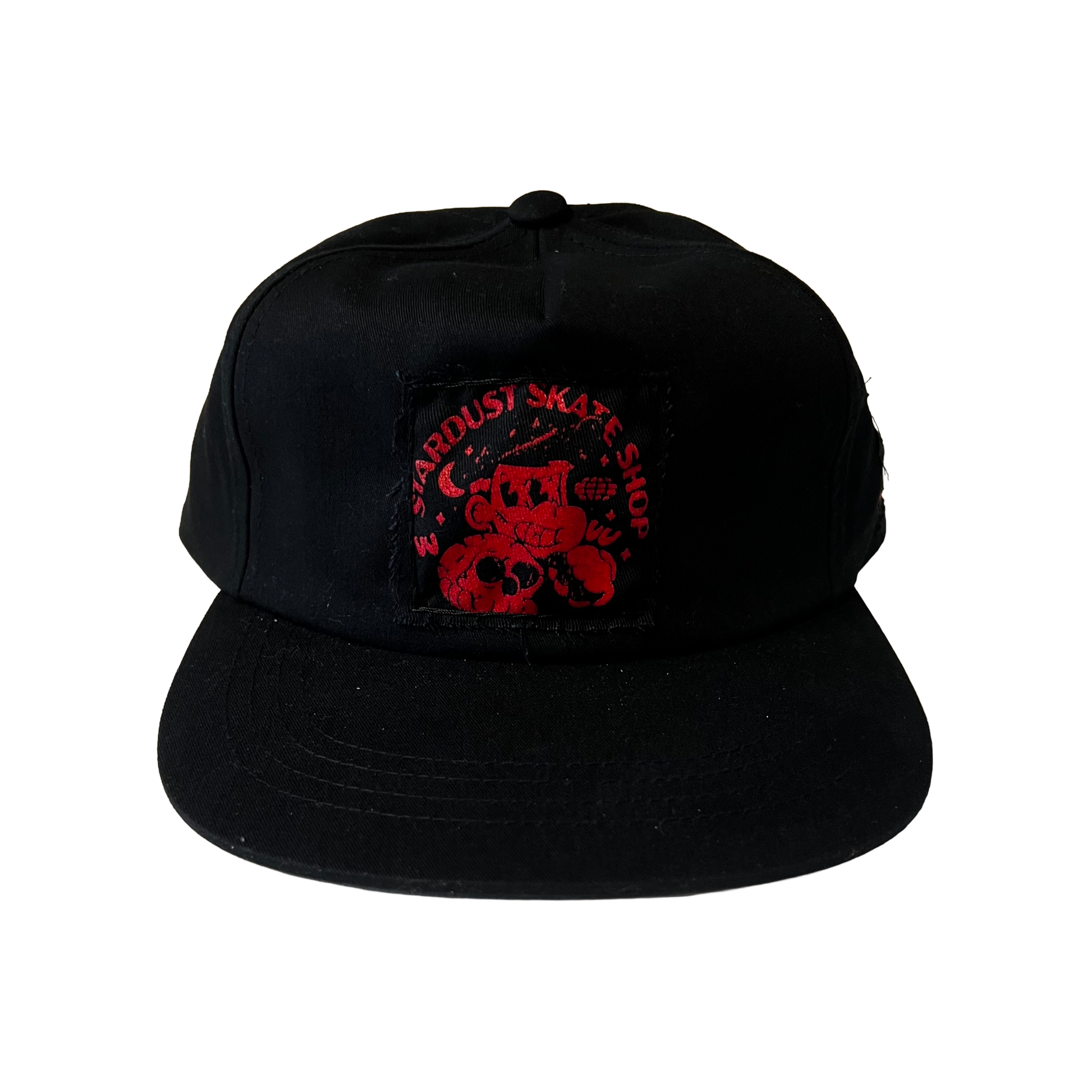 Stardust Patch Mash Ups Snapback Hat Raver 011 & Wanderlust II 022 Black / Bright Red