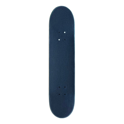 Stardust Skate Shop Tri-Bat Wanderlust Mid Size Pre-Built Complete Entry Level Skateboard 7.75" x 31.5" Blue Veneer / Satin Black / Bright Red