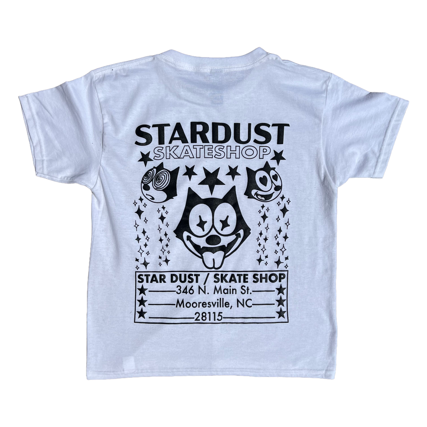 Stardust Skate Shop Felix Youth Tee 012 White / Black