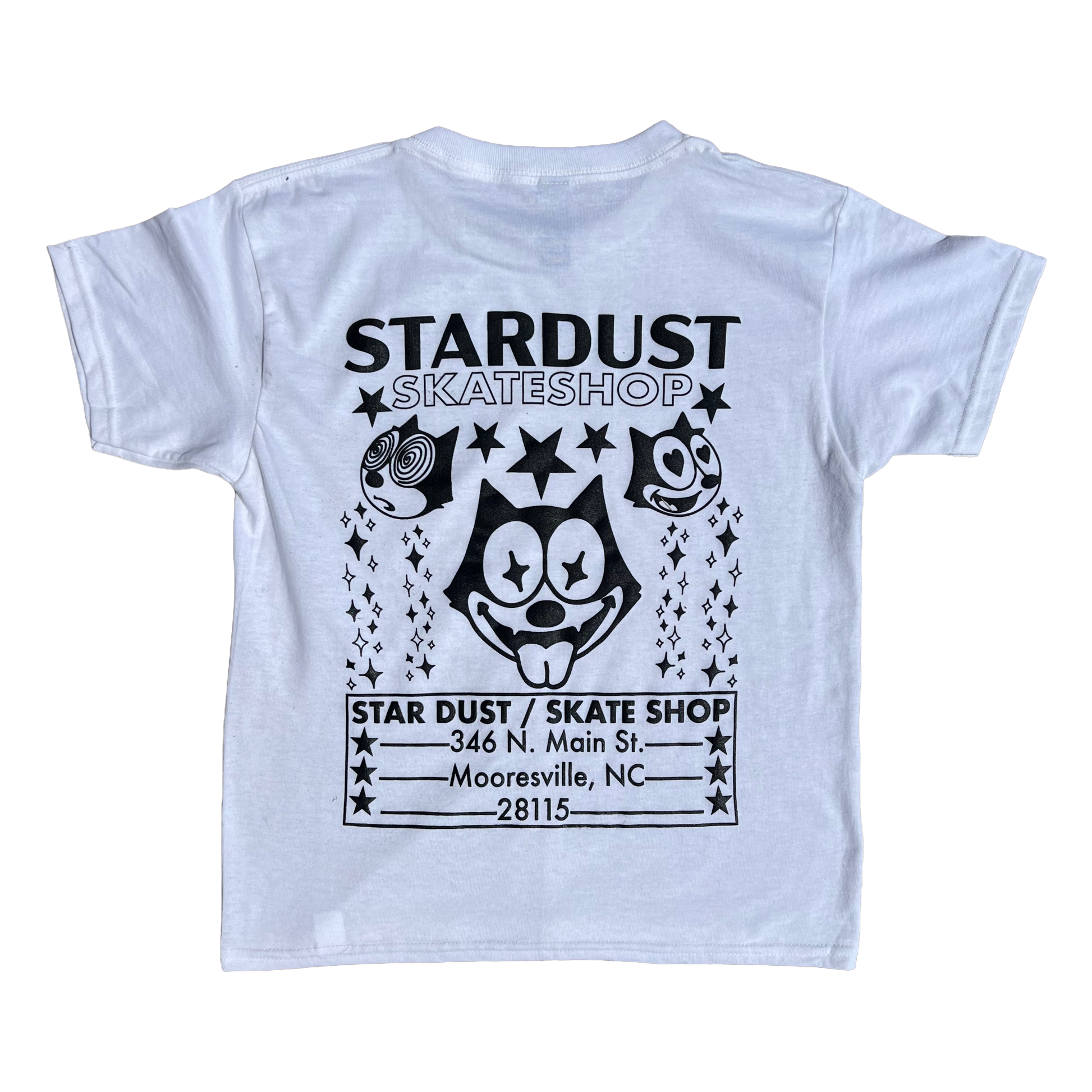 Stardust Skate Shop Felix Youth Tee 012 White / Black
