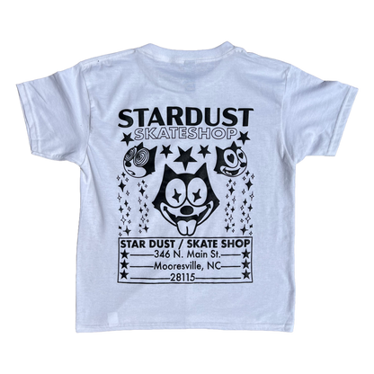 Stardust Skate Shop Felix Youth Tee 012 White / Black