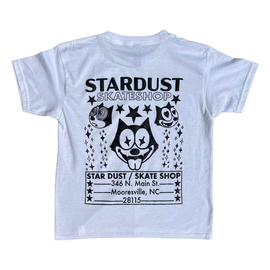 Stardust Skate Shop Felix Youth Tee 012 White / Black