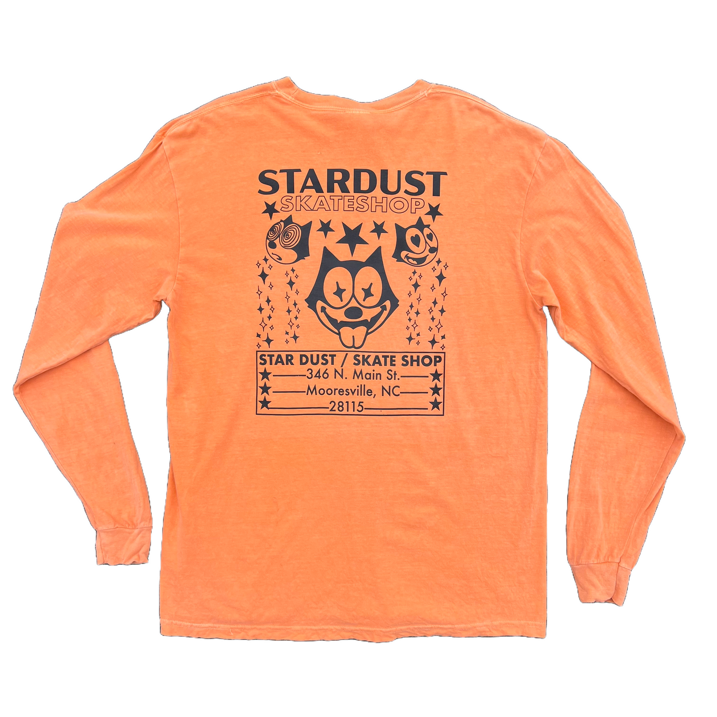 Stardust Skate Shop Felix Long Sleeve Tee 012 Burnt Orange / Black