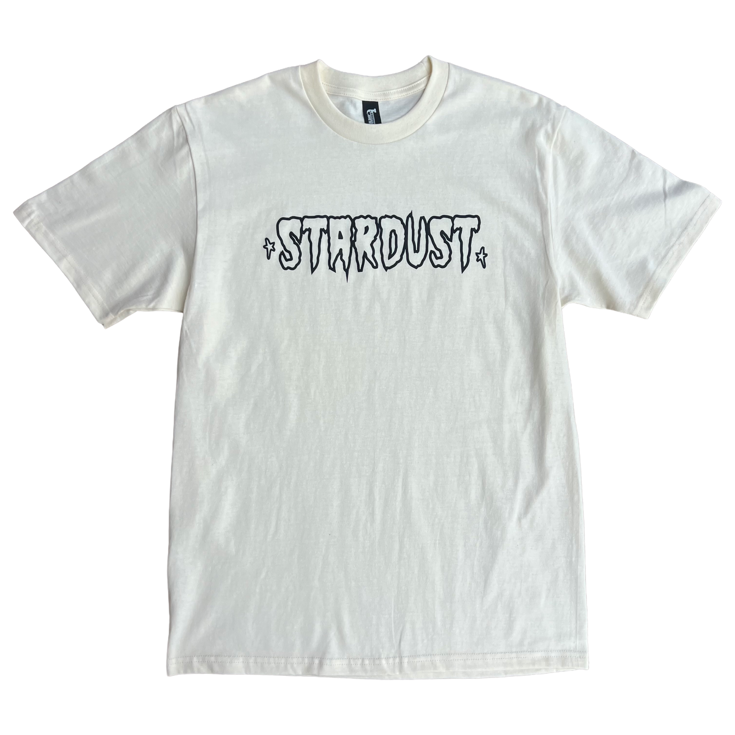 Stardust Skate Shop Cramps Text Tee 044 Off White / Black