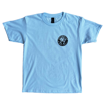 Stardust Skate Shop Felix Youth Tee 012 Sky Blue / Black