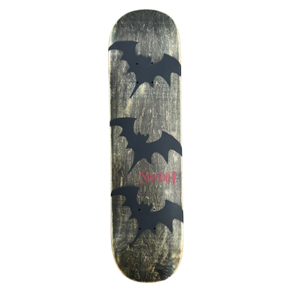 Stardust Tri-Bat Wanderlust Deck 048 8.0" (Full Cut) Earthy Veneer / Flat Black / Bright Red