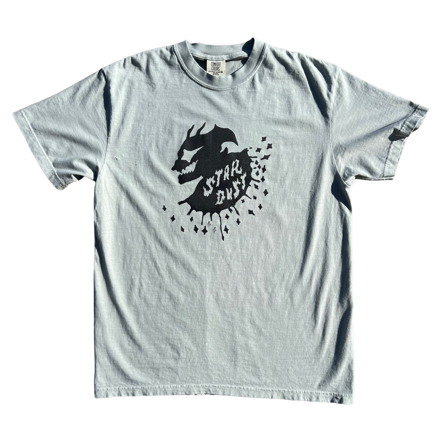 Stardust Skate Shop Devil Man Tee 018 Bay Green / Black