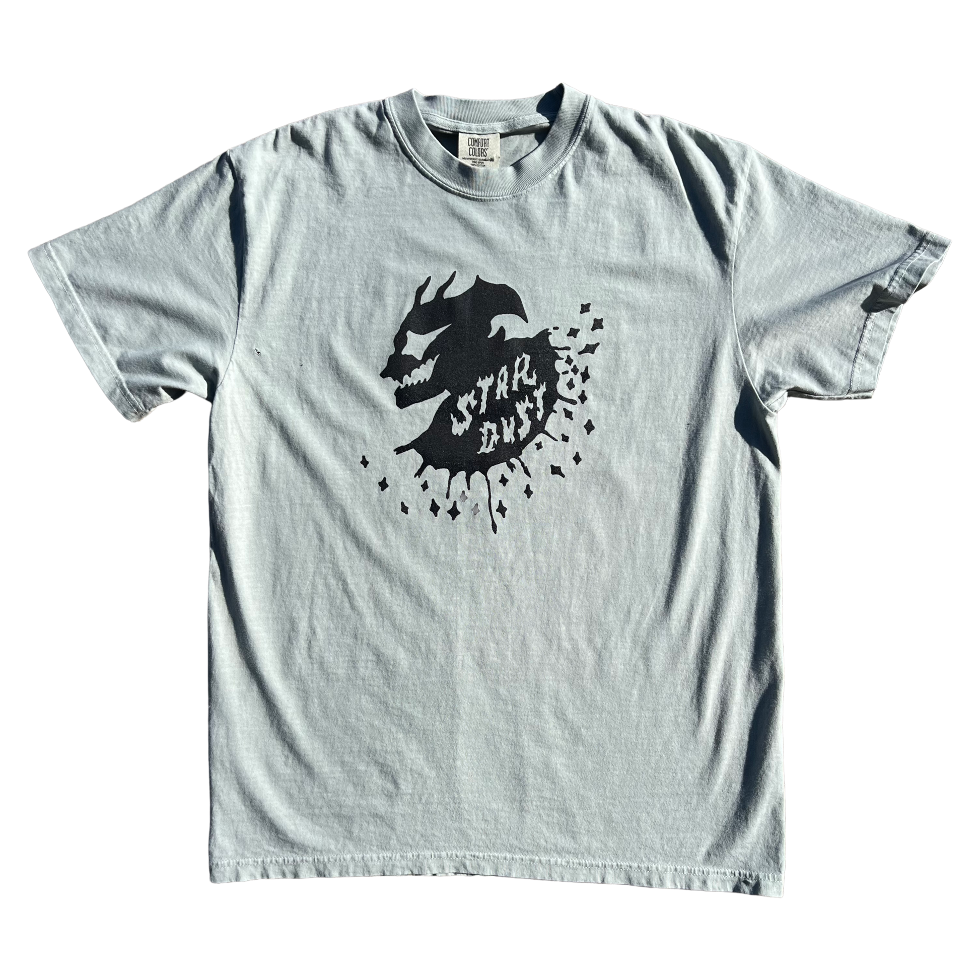 Stardust Skate Shop Devil Man Tee 018 Bay Green / Black