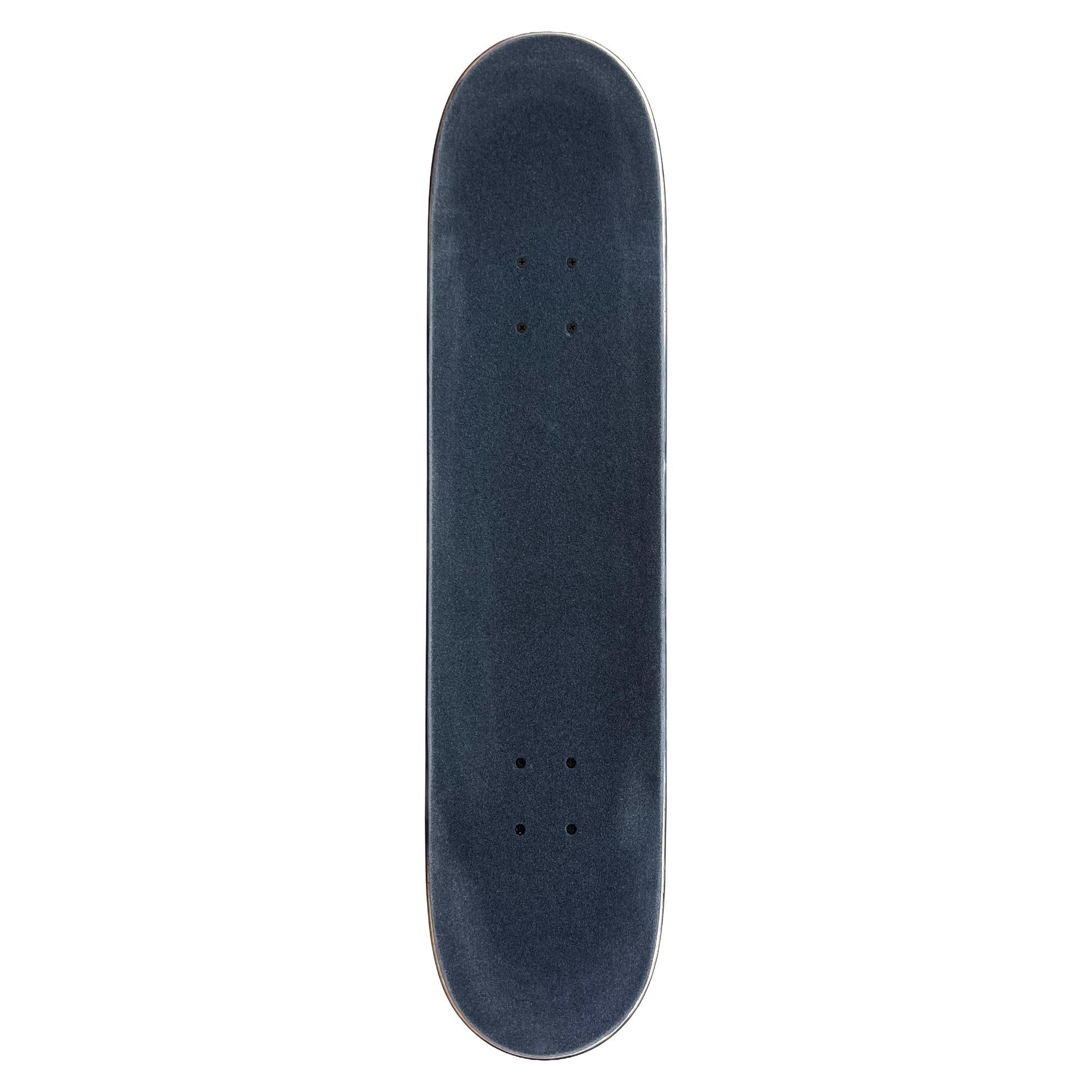 Stardust Skate Shop Tri-Bat Wanderlust Mid Size Pre-Built Complete Entry Level Skateboard 7.75" x 31.25" Flat Black / Metallic Silver / Purple Shimmer