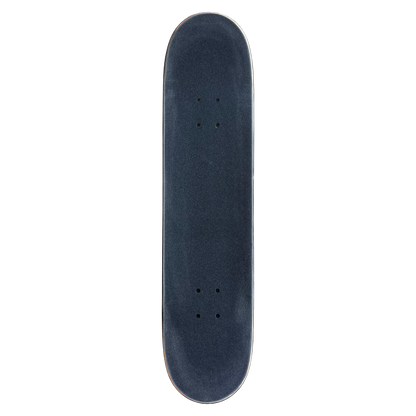 Stardust Skate Shop Tri-Bat Wanderlust Mid Size Pre-Built Complete Entry Level Skateboard 7.75" x 31.25" Flat Black / Metallic Silver / Purple Shimmer