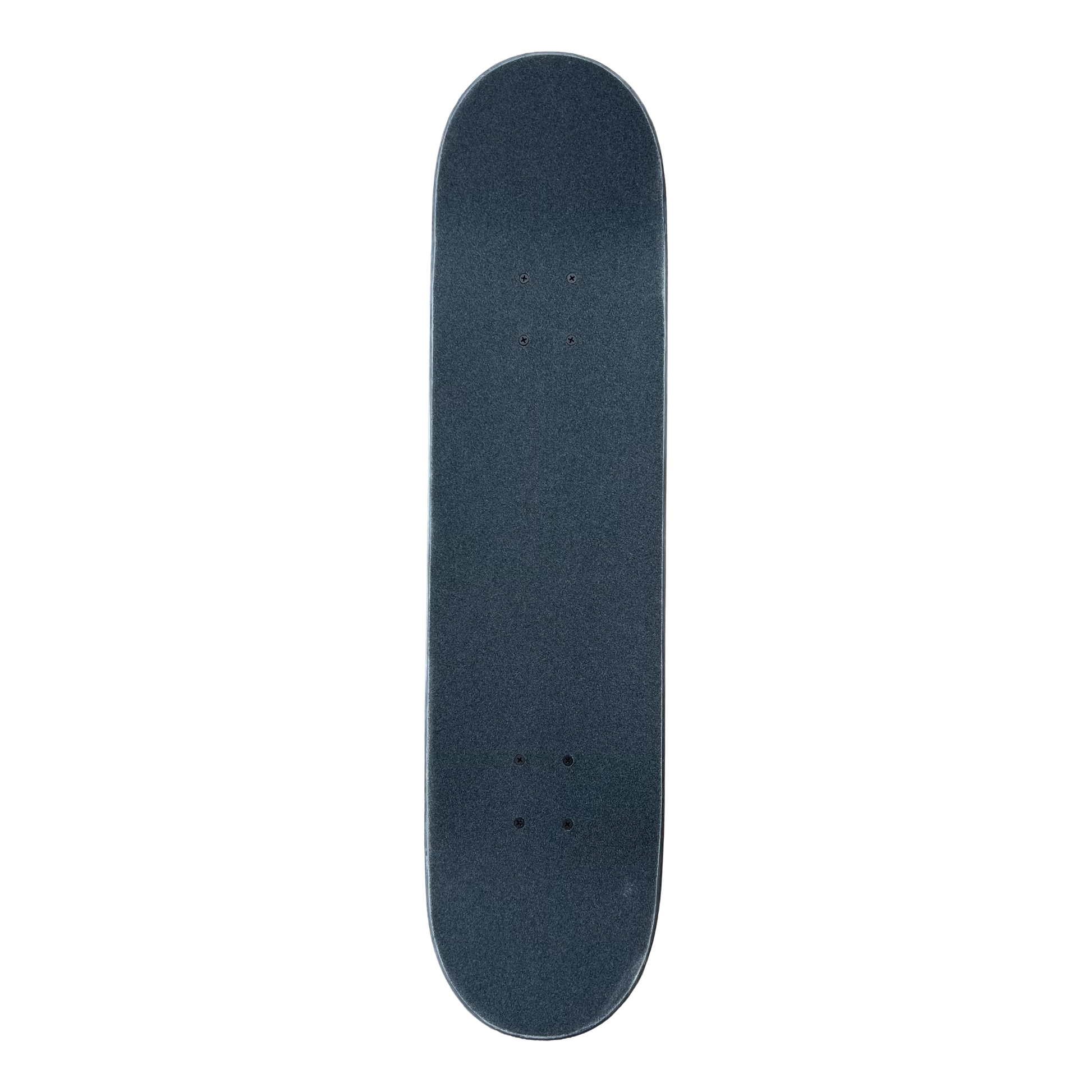 Stardust Skate Shop Mtallic Silver / Matte Black Bat 041 Pre-Built Complete Entry Level Skateboard 8.125" x 31.8"