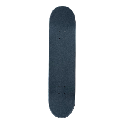Stardust Skate Shop Mtallic Silver / Matte Black Bat 041 Pre-Built Complete Entry Level Skateboard 8.125" x 31.8"