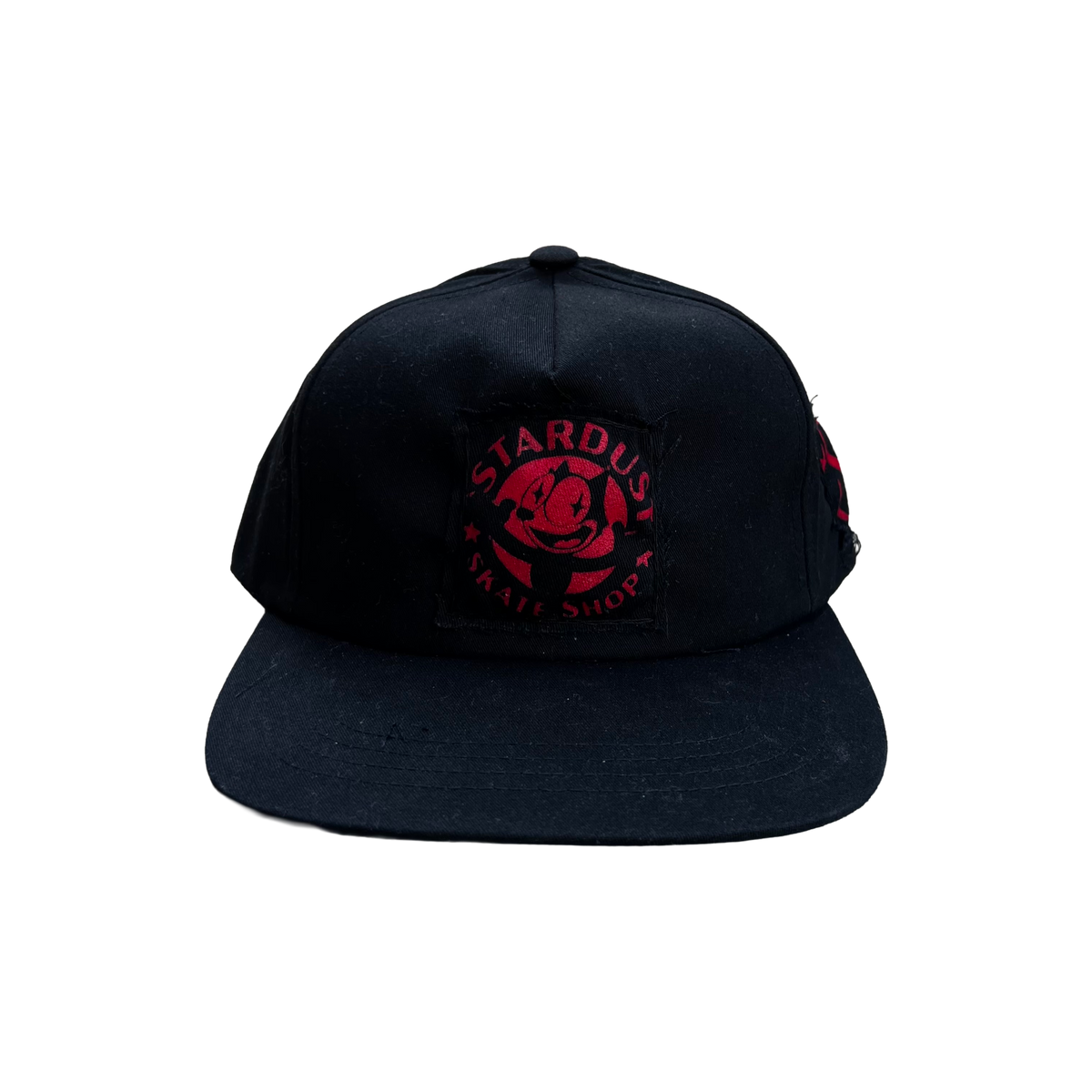 Stardust Patch Mash Ups Snapback Hat Felix 012 & Wanderlust II 022 Black / Bright Red
