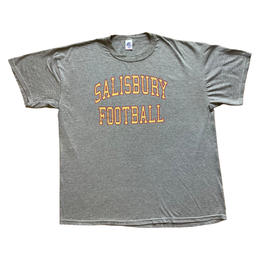 Vintage 1990s Salisbury Football Tee - X-Large - Grey