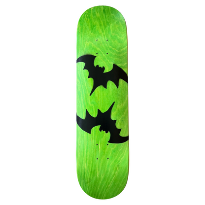 Stardust Green / Matte Black Bats 041.2 Twin Tip Deck 8.25"