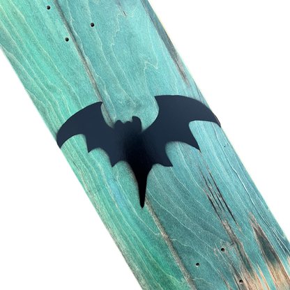 Stardust Green Wash / Satin Black Bat Deck 041 8.75" (Standard Cut)