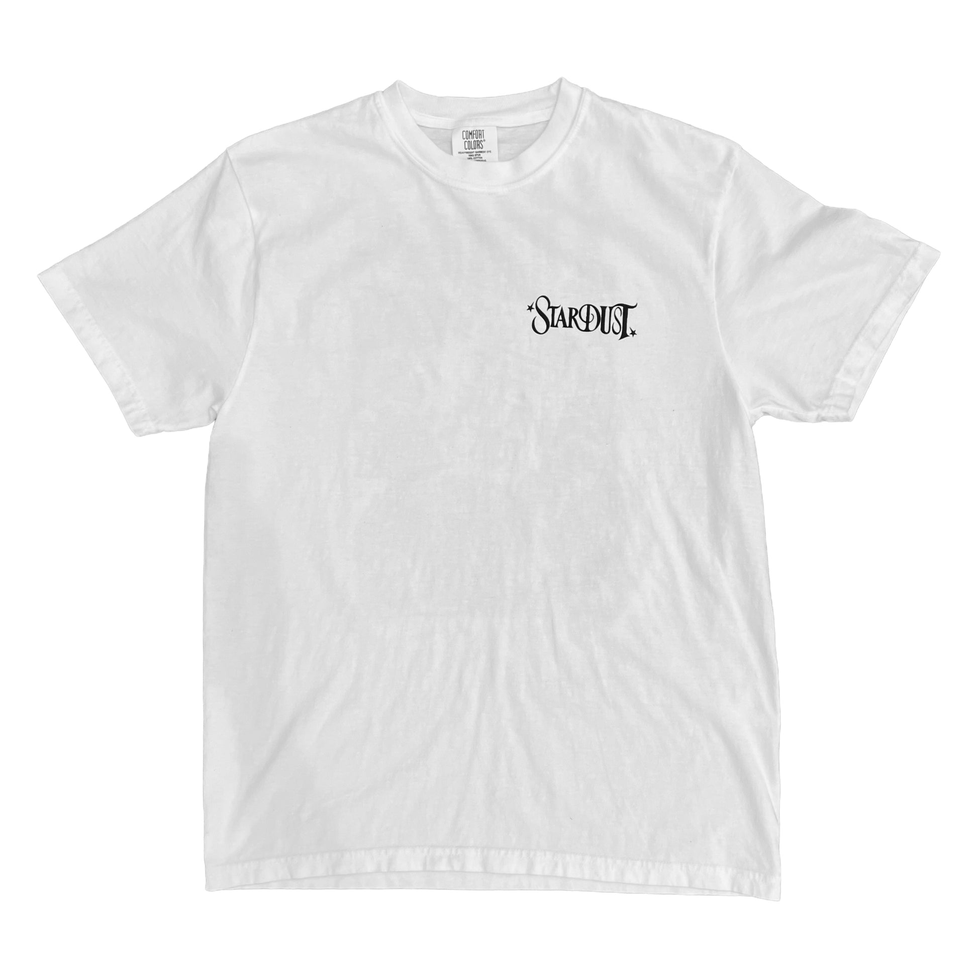 Stardust Skate Shop "Eat The Rich" Garment-Dyed Tee 051 White / Black