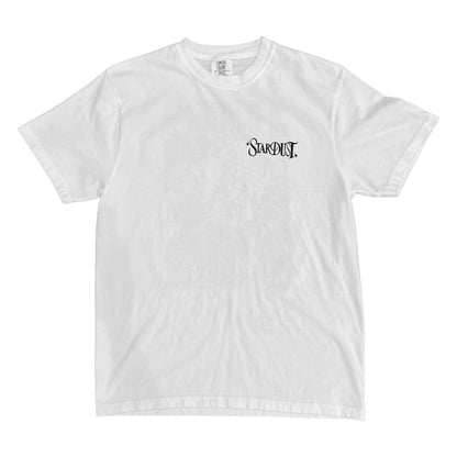 Stardust Skate Shop "Eat The Rich" Garment-Dyed Tee 051 White / Black