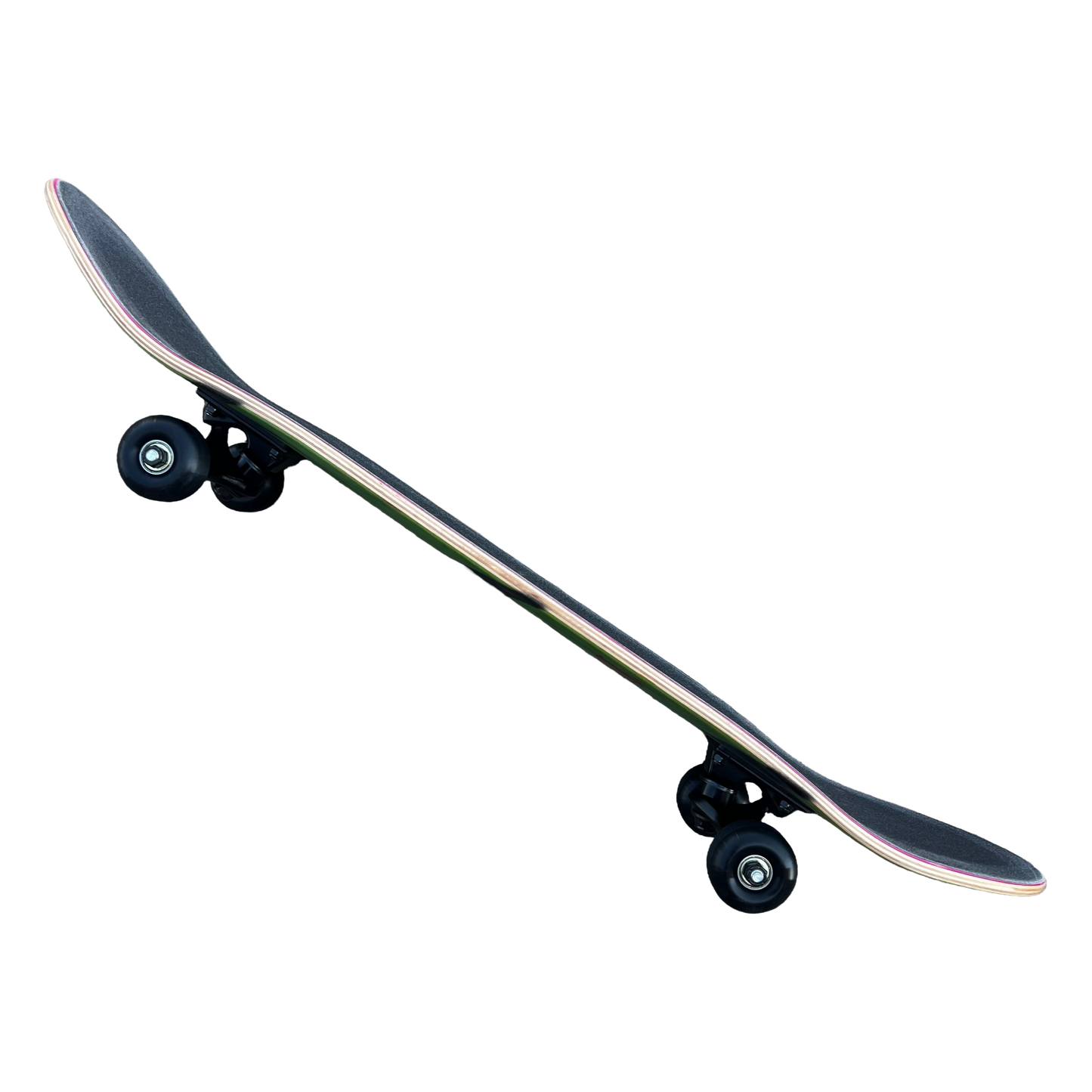Stardust Skate Shop Tri-Bat Wanderlust Full Size Pre-Built Complete Entry Level Skateboard 8.25" x 32.0" Green Veneer / Flat Black / Bright Red