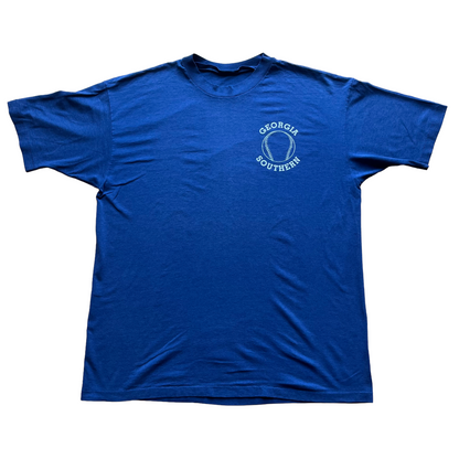 Vintage 1990s Georgia Southern Baseball Tee - Large - Navy