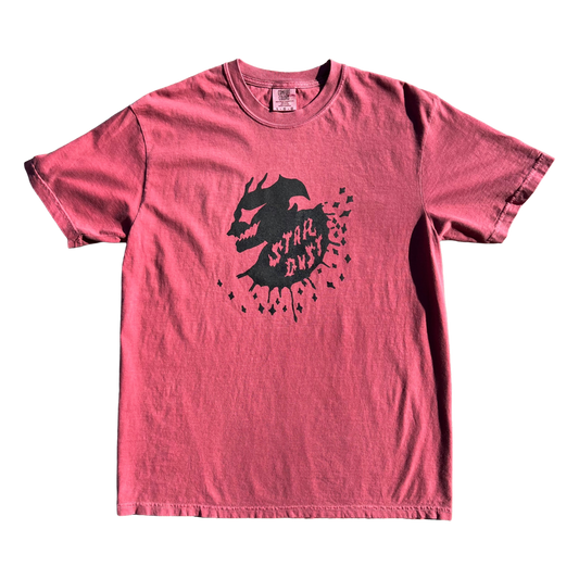 Stardust Skate Shop Devil Man Tee 018 Brick Red / Black