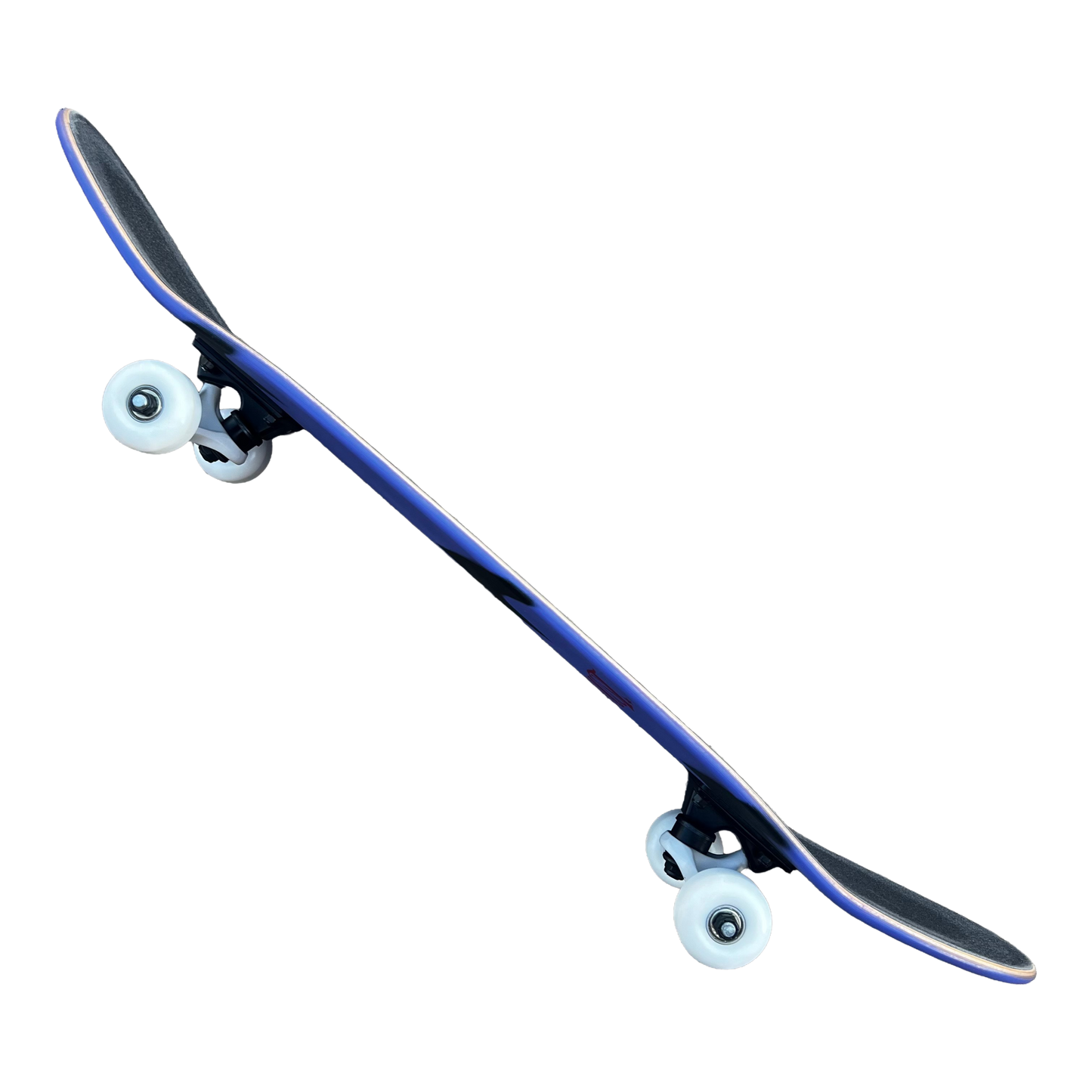 Stardust Skate Shop Tri-Bat Wanderlust Full Size Pre-Built Complete Entry Level Skateboard 8.0" x 31.75" Iris / Flat Black / Bright Red
